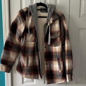 Natural Reflections Briar flannel shirt jacket